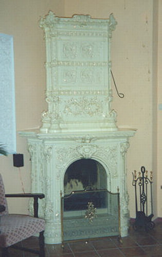 Kachelkamin-Umsetzer+offen